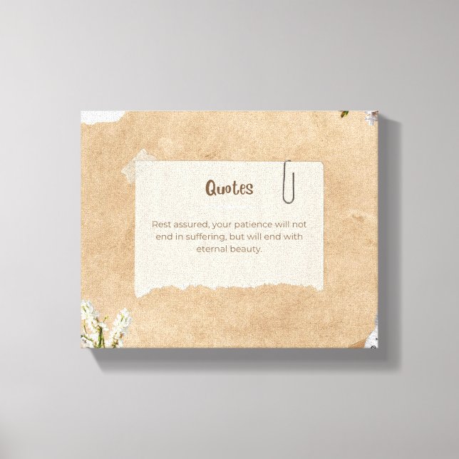 Canvas Print Design. Leinwanddruck (Vorderseite)
