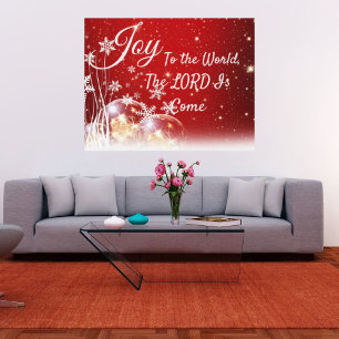 Canvas Print Joto the World Christmas Leinwanddruck