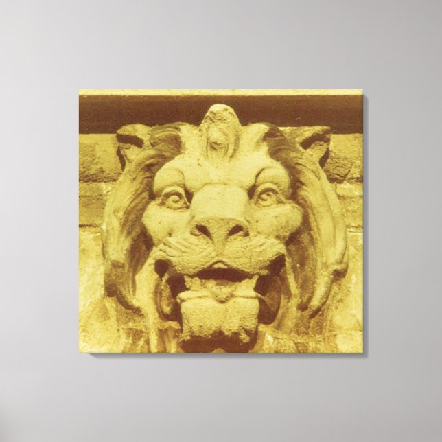 Canvas print - Löwenkopf Leinwanddruck (Vorderseite)