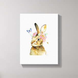 Canvas Print - Miss Hare Leinwanddruck