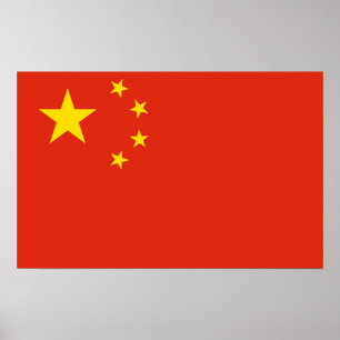 Canvas Print mit China Poster