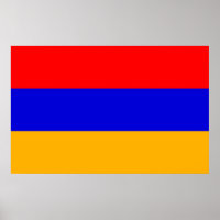 Canvas Print mit Flagge Armeniens