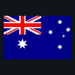 Canvas Print mit Flagge Australiens Poster<br><div class="desc">Fügen Sie Ihren Wänden eine Touch australischen Stolzes mit unserem exklusiven Leinenprint mit der Flagge Australiens hinzu! Dieser mit viel Liebe zum Detail gestaltete Leinwand ist mehr als nur ein Dekorationsstück; er ist eine Feier des australischen Erbes und kulturellen Stolzes. Das auffallende Design zeigt die berühmte australische Fahne und macht...</div>