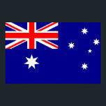 Canvas Print mit Flagge Australiens Poster<br><div class="desc">Fügen Sie Ihren Wänden eine Touch australischen Stolzes mit unserem exklusiven Leinenprint mit der Flagge Australiens hinzu! Dieser mit viel Liebe zum Detail gestaltete Leinwand ist mehr als nur ein Dekorationsstück; er ist eine Feier des australischen Erbes und kulturellen Stolzes. Das auffallende Design zeigt die berühmte australische Fahne und macht...</div>
