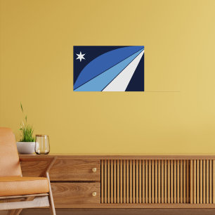 Canvas Print mit Flagge von Kolumbien, South Carol Poster