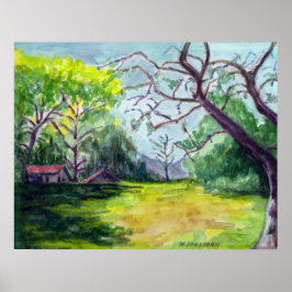 CANVAS PRINT - WATERCOLOR BY HARRIET DAVIDSOHN POSTER