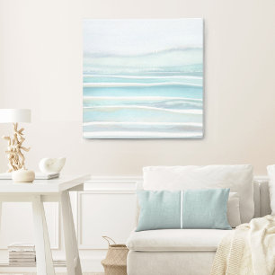 Canvas Printwerbung am Strand Leinwanddruck