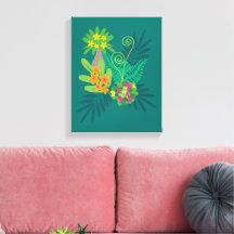 Canvas Tropical Art Print