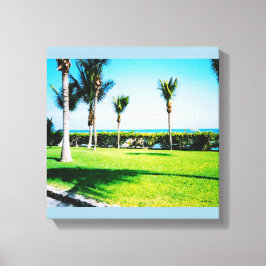 Canvas tropical Trees Print Leinwanddruck