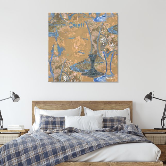 Canvastavla Caraff Leinwanddruck (Insitu (Schlafzimmer))