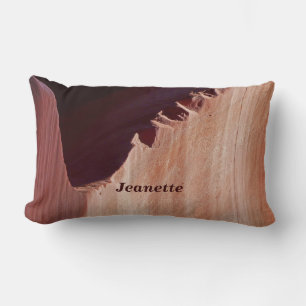 Canyon Abstrakter Personalisierter Name Southwest  Lendenkissen
