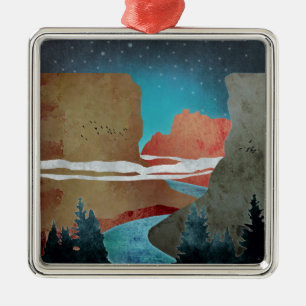 Canyon Birds Ornament Aus Metall