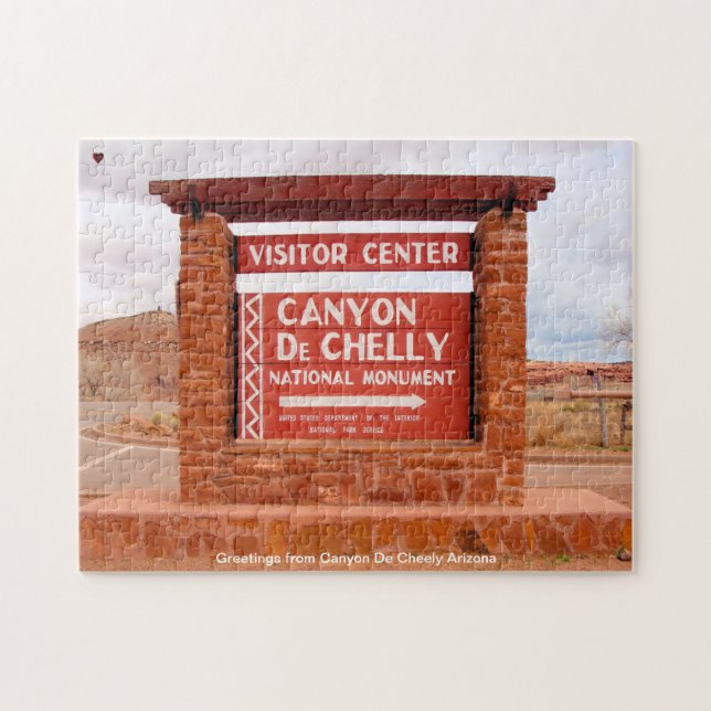 Canyon De Cheely Arizona Jigsaw Puzzle (Horizontal)