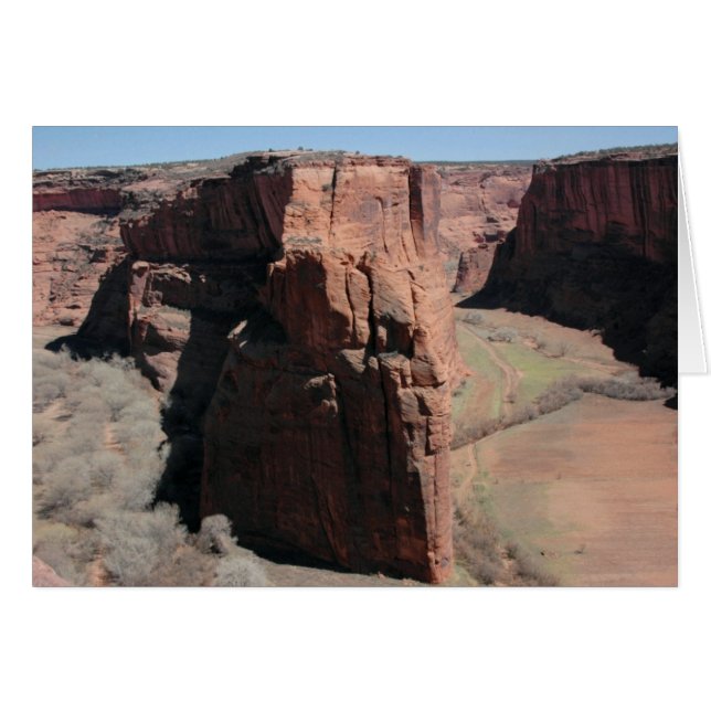 Canyon de Chelly Blank Card (Vorderseite (Horizontal))
