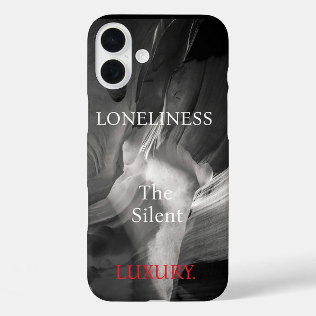 Canyon / Einsamkeit iPhone 16 Plus Hülle (Rückseite)