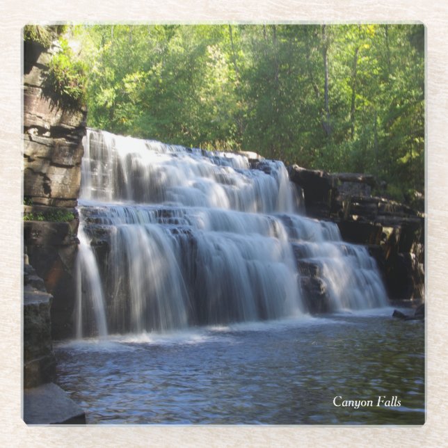 Canyon Falls Untersetzer (Vorderseite)