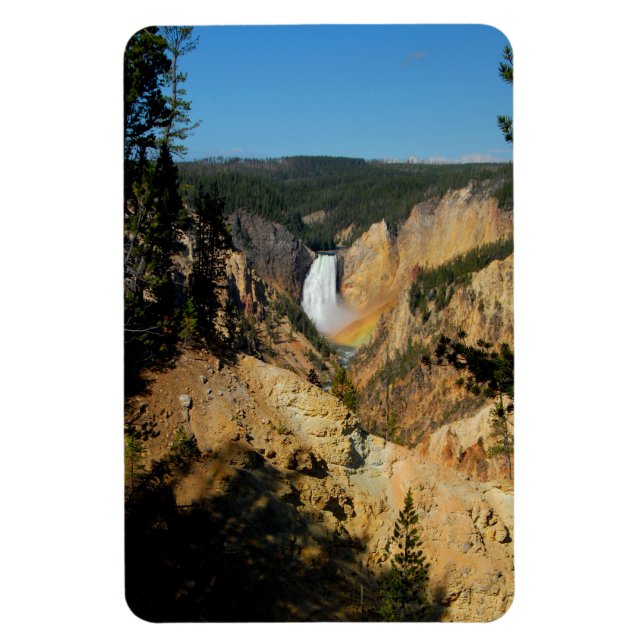 Canyon Falls Yellowtone Magnet (Vertikal)