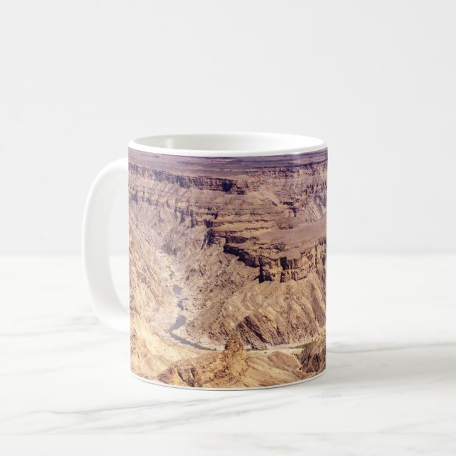 Canyon (Fischfluss) in Südnamibia, Afrika Kaffeetasse (Vorderseite Links)