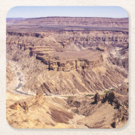 Canyon (Fischfluss) in Südnamibia, Afrika Rechteckiger Pappuntersetzer