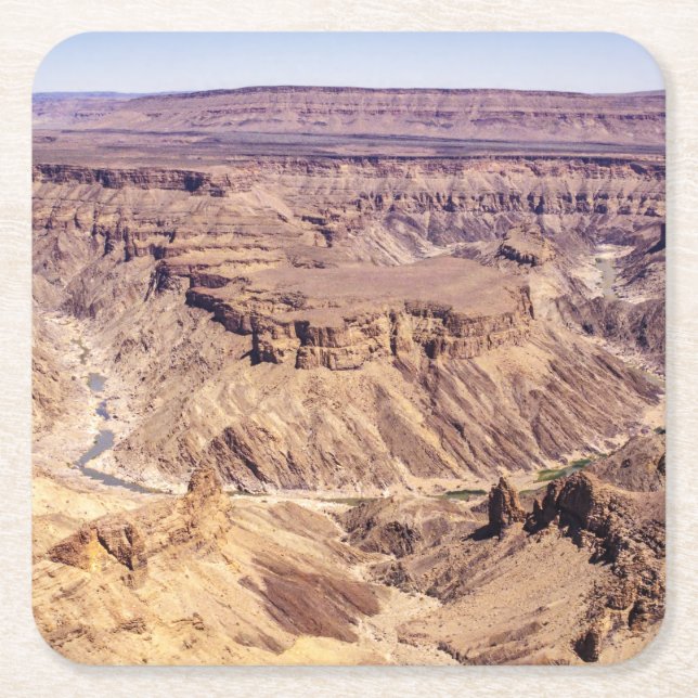 Canyon (Fischfluss) in Südnamibia, Afrika Rechteckiger Pappuntersetzer (Vorderseite)