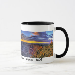 Canyon grand - tasse de panorama de l'Arizona,