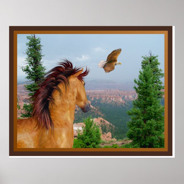 Canyon Horse -  Eagle Poster (Vorne)