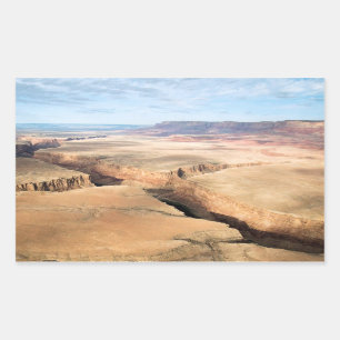 Canyon im Canyon Rechteckiger Aufkleber