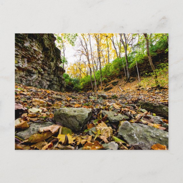 Canyon Indian Village im Herbst, Kolumbus, Ohio Postkarte (Vorderseite)
