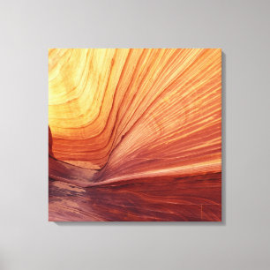Canyon Küsst von der Sonne Südwesten Abstrakt Leinwanddruck