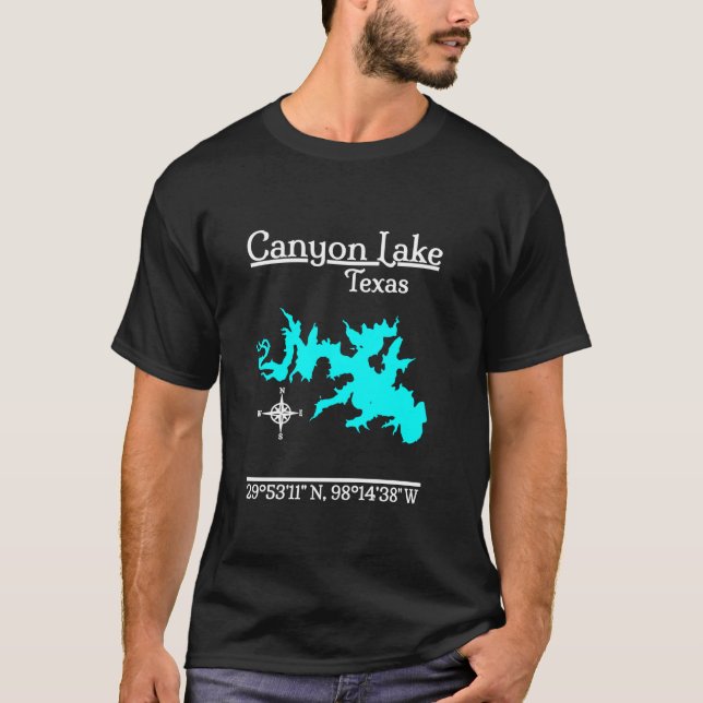 Canyon Lake Texas Long Sleeve T Shirt (Vorderseite)