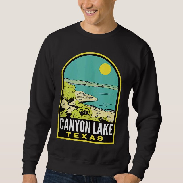 Canyon Lake Texas Vintage Travel Tank Top (Vorderseite)