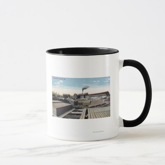 Canyon Lumber Mill Scene Tasse (Rechts)