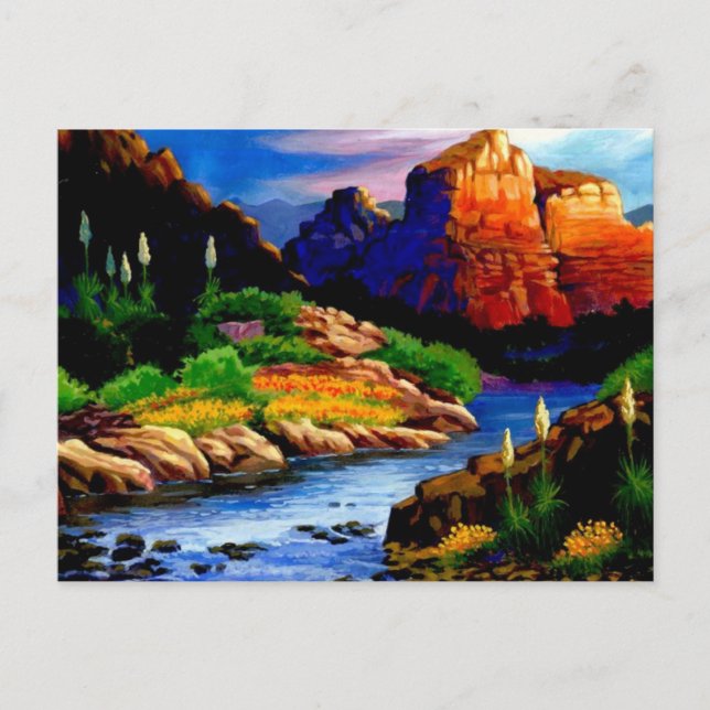 Canyon River Postkarte (Vorderseite)