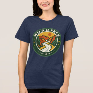 Canyon River Wanderhemd Wild & Frei Retro Tri-Blend Shirt
