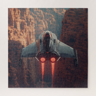 Canyon Run Jet avec Afterburners - Puzzle Sci-Fi