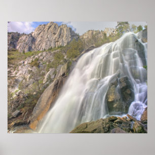 Canyon-Wasserfall, Lone Peak Wilderness, Poster