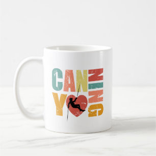 Canyoneering I Liebe Canyoning Rappelling Lover Kaffeetasse