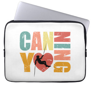 Canyoneering I Liebe Canyoning Rappelling Lover Laptopschutzhülle