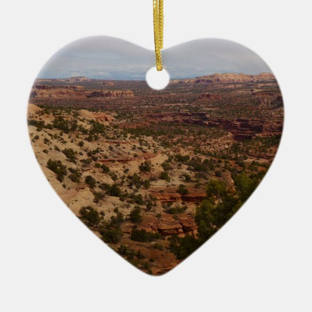 Canyonlands Aussicht vom Neck Springs Trail Keramikornament (Vorne)