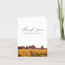 Canyonlands National Park Blank Danke Karte