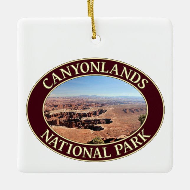 Canyonlands National Park in Moab, Utah Keramikornament (Vorderseite)