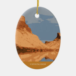 Canyonlands National Park Keramik Ornament