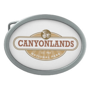Canyonlands National Park Utah Ovale Gürtelschnalle