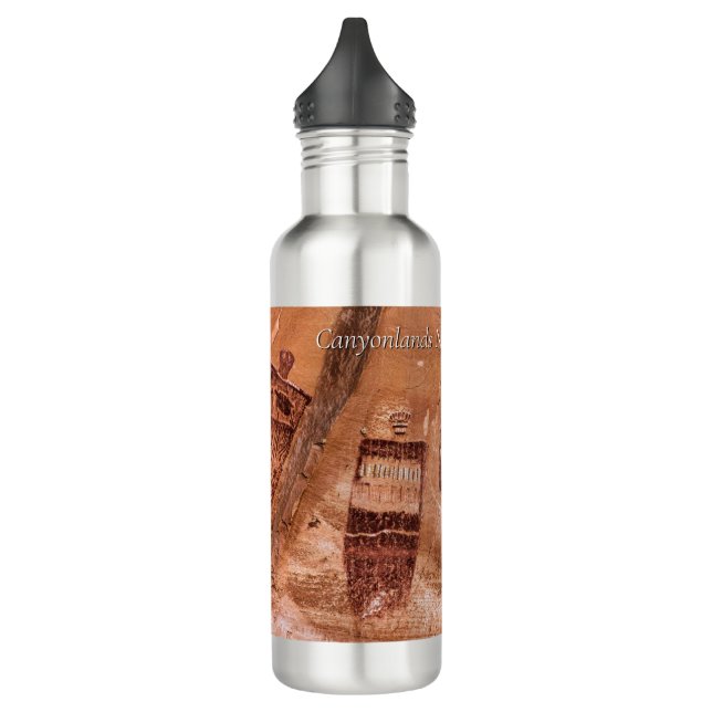 Canyonlands National Park Utah Pictograph Edelstahlflasche (Links)