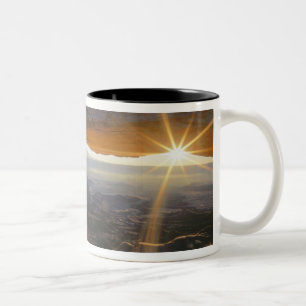 CANYONLANDS NATIONAL PARK, UTAH. USA.Ansehen Zweifarbige Tasse