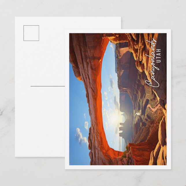 Canyonlands National Park Utah USA Postkarte (Vorne/Hinten)