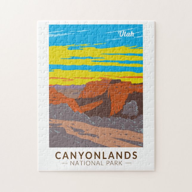 Canyonlands Nationalpark Moab Vintage (Vertikal)