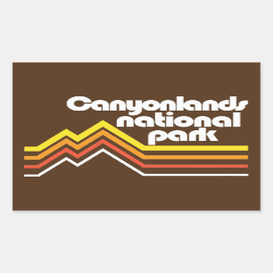 Canyonlands-Nationalpark Rechteckiger Aufkleber