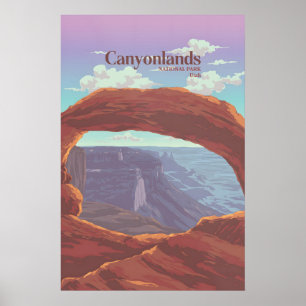 Canyonlands Nationalpark Reiseplakat Poster