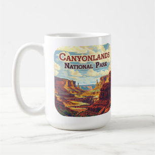 Canyonlands Nationalpark Utah Moab Retro Kaffeetasse